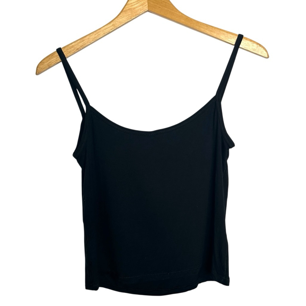 Skims Kim Kardashian Black Onyx Sleep Short Cami Set Relaxed Soft Plus Size 2X - Picture 9 of 12